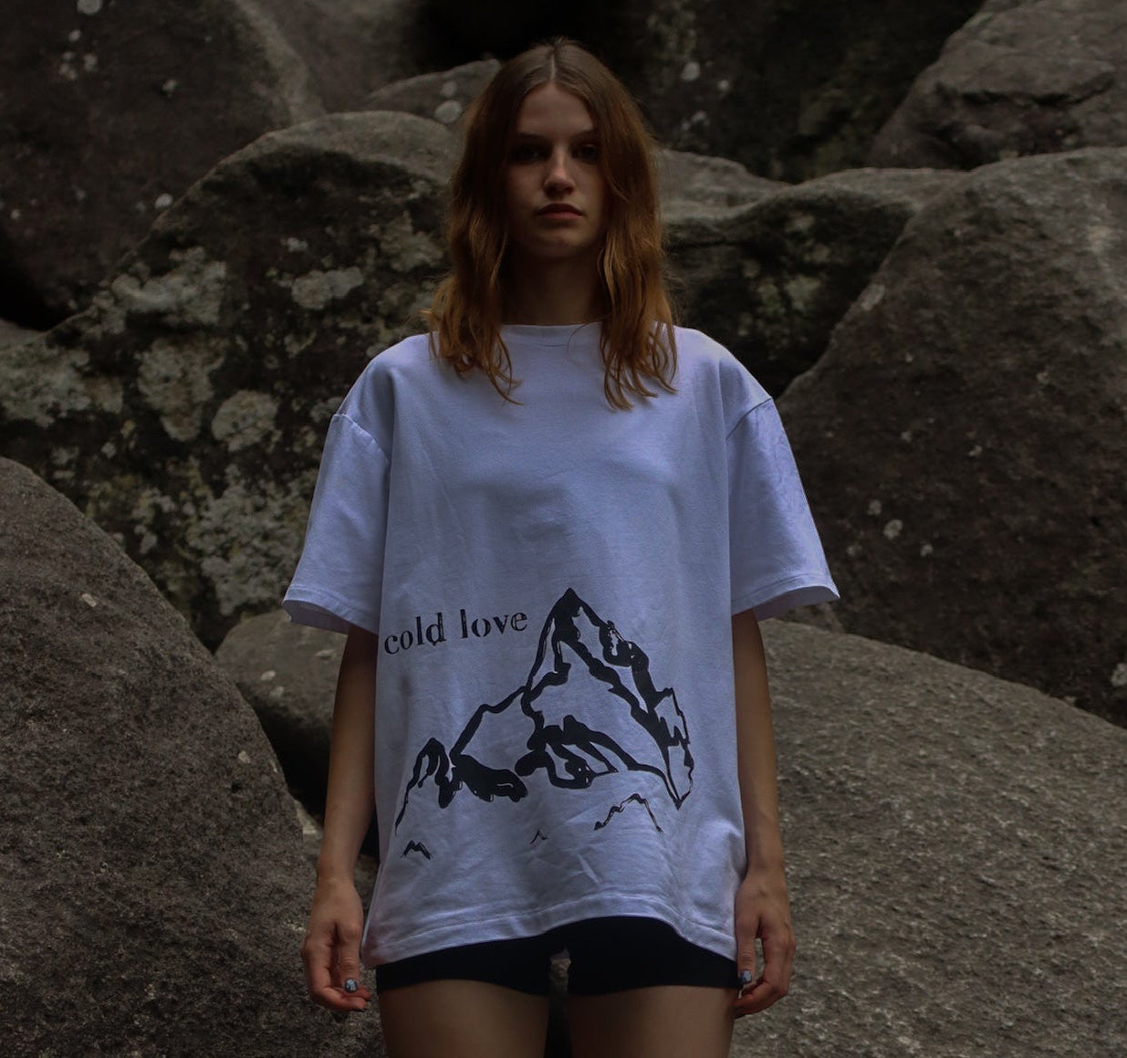 Cold Love T-Shirt weiß