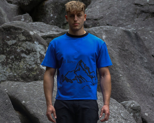 Cold Love T-Shirt blau