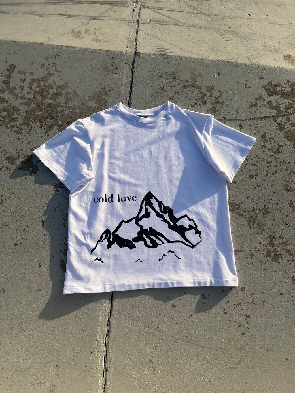 Cold Love T-Shirt weiß