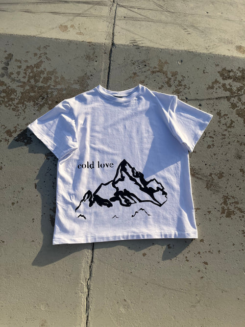 Cold Love T-Shirt weiß