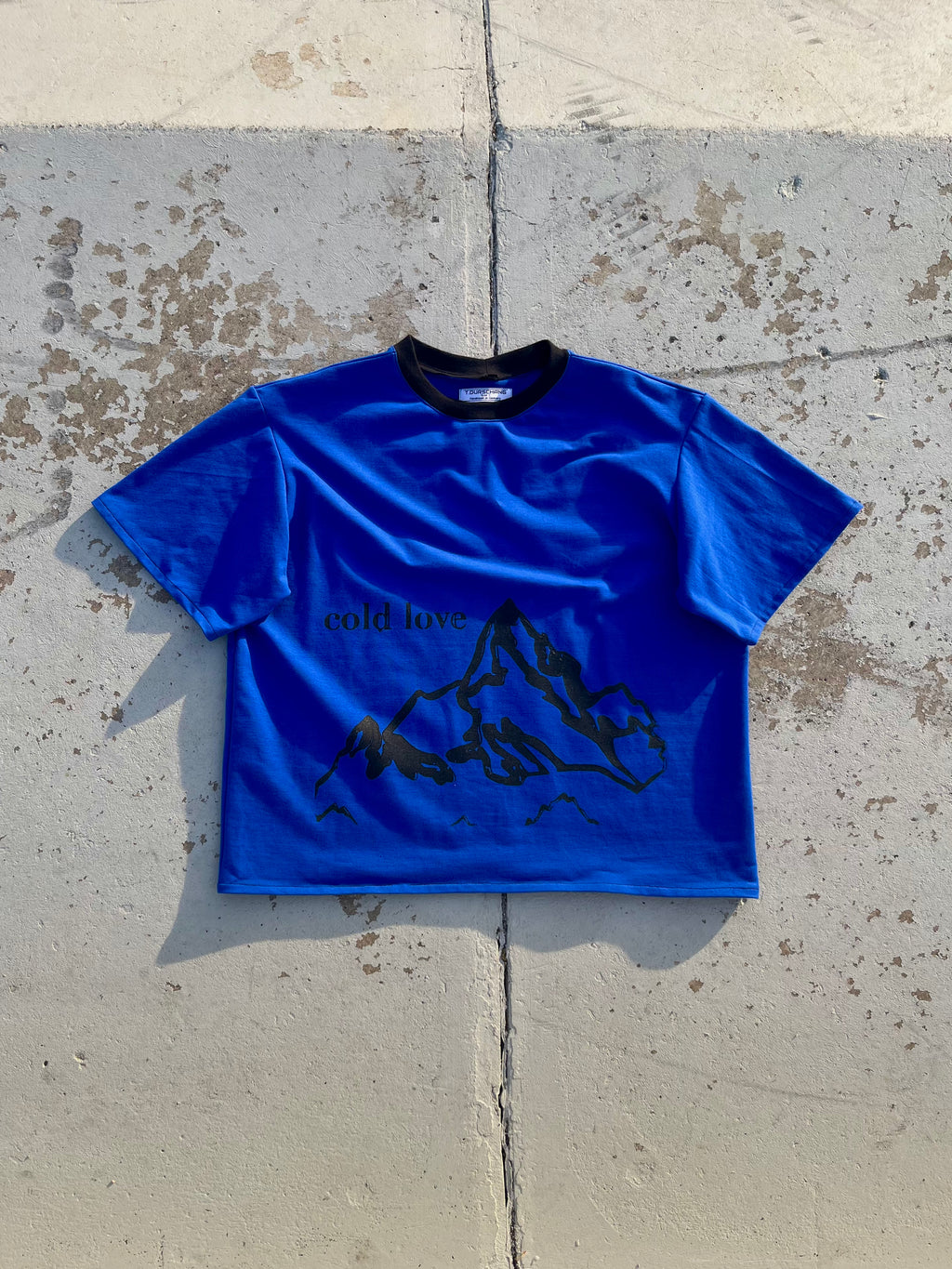 Cold Love T-Shirt blau